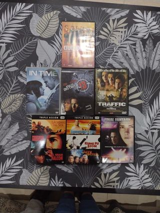 Pack 10 DVD acción.