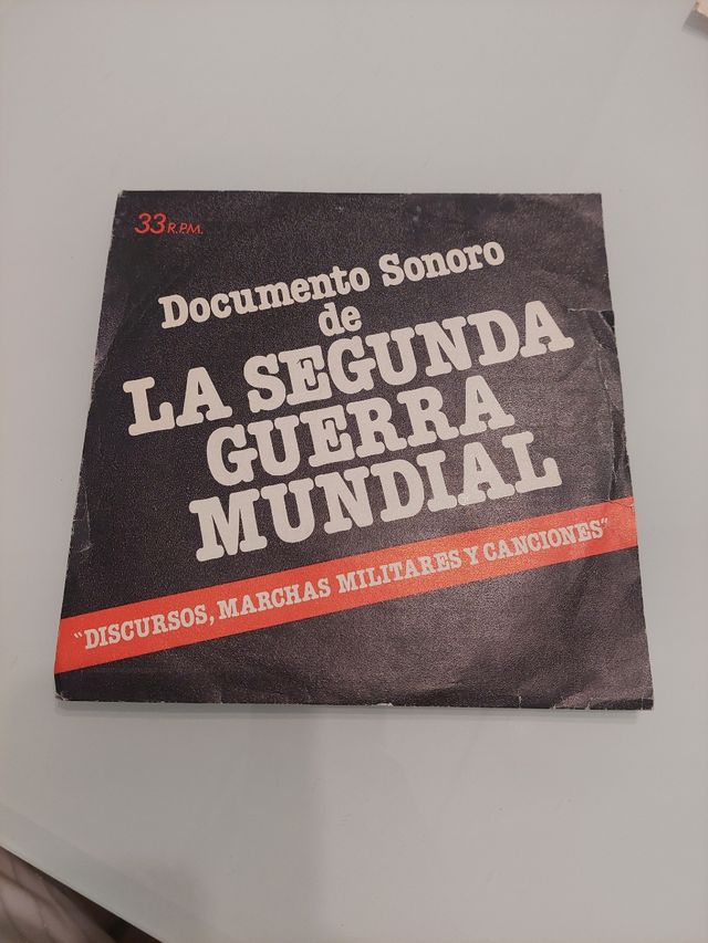 Disco 33rpm Segunda Guerra Mundial