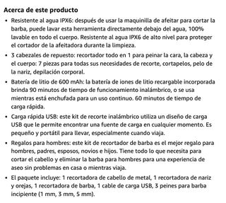 Recortador de Barba OneBlade Afeitadora · Nueva