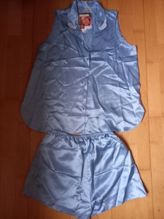 Pijama sin mangas T- M