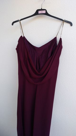 vestido gala espalda descubierta