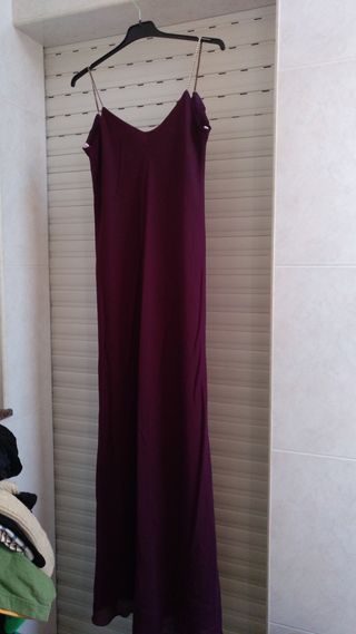 vestido gala espalda descubierta