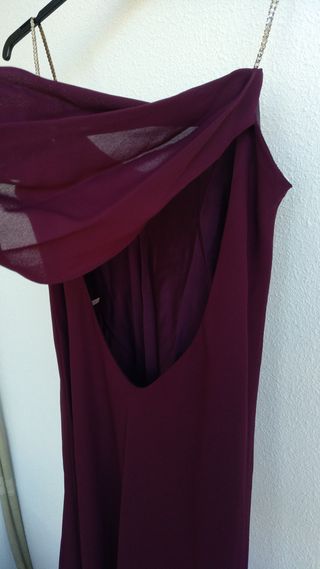 vestido gala espalda descubierta