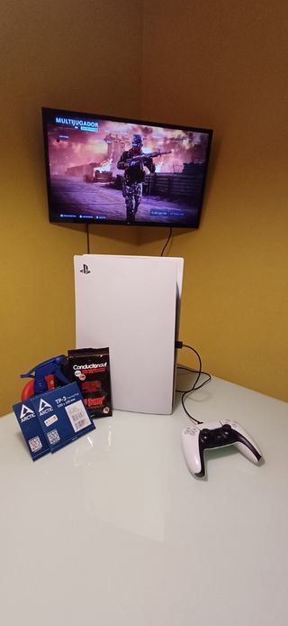 PS5 Mantenimiento Cambio Metal Líquido