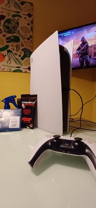 PS5 Mantenimiento Cambio Metal Líquido