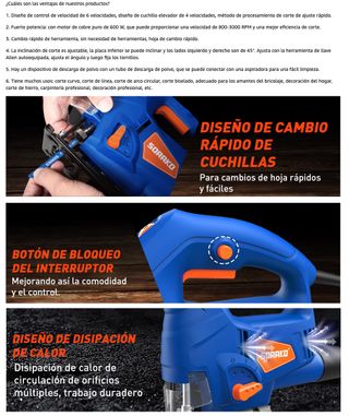 Sierra de Calar 600W Caladora · Nueva a estrenar