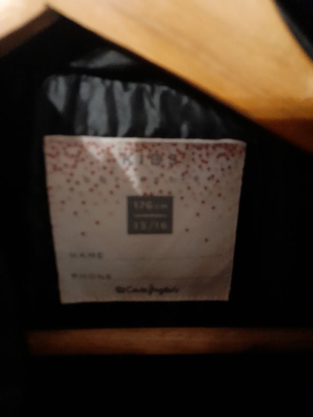 Pluma chica talla 15-16