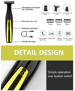 Recortador de Barba OneBlade Recargable · Nuevo