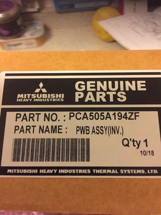 Piezas Mitsubishi aire acondicionadoCentral R-410A