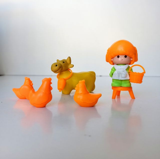 PINYPON 2225 GRANJERA 1984 VACA Y GALLINAS