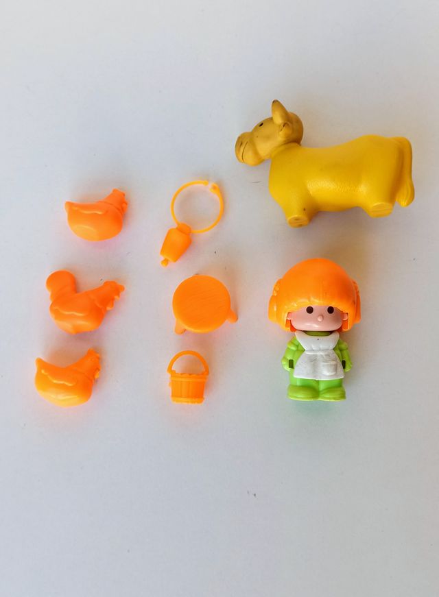 PINYPON 2225 GRANJERA 1984 VACA Y GALLINAS