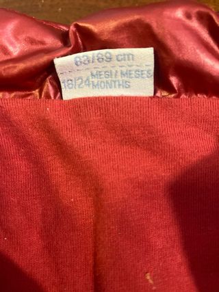 Mono de nieve para bebe de 18/24 meses