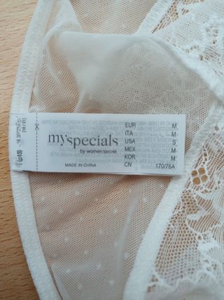 Conjunto sujetador y braguitas