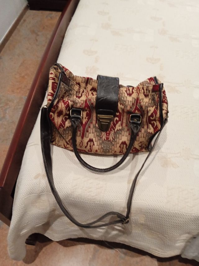 Bolso rectangular estampado