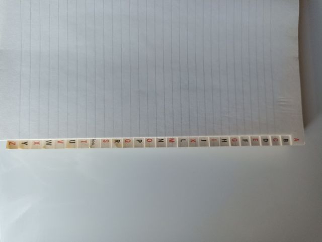 Rubrica ufficio vintage anni60