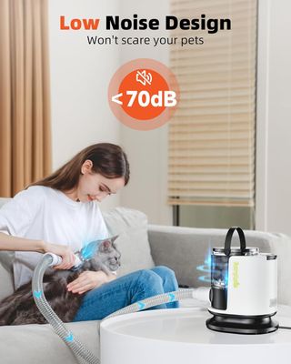 Cortapelos Perros con aspiradora de pelo Kit