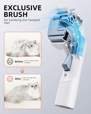 Cortapelos Perros con aspiradora de pelo Kit