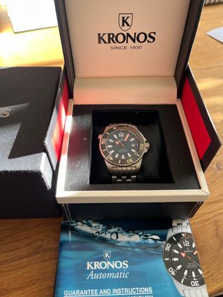 Reloj Kronos Automatic Chronograph 2824 Gmt