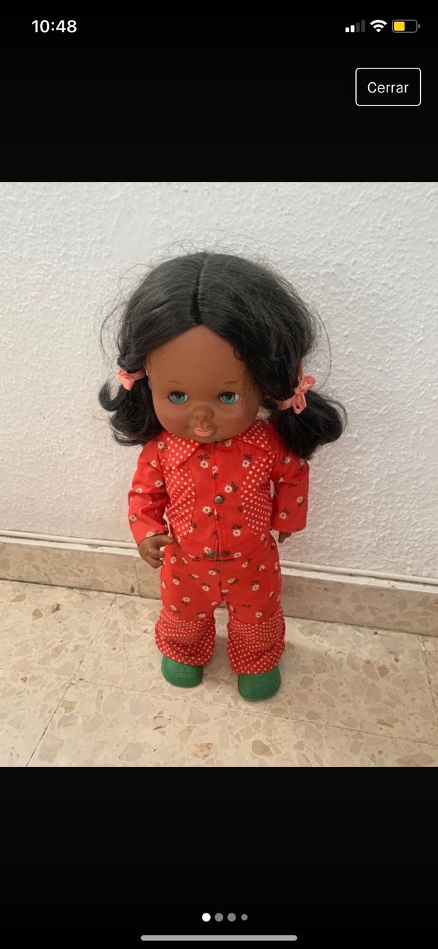 Muñeca negra años 60