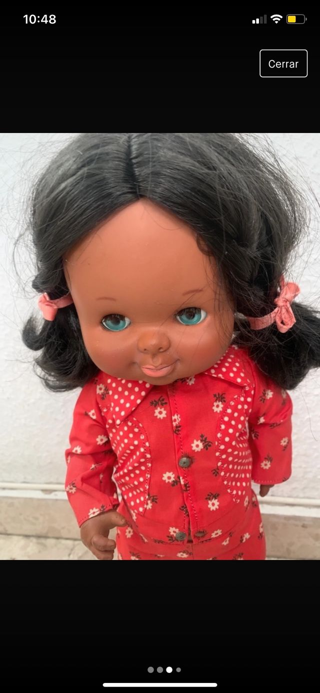 Muñeca negra años 60