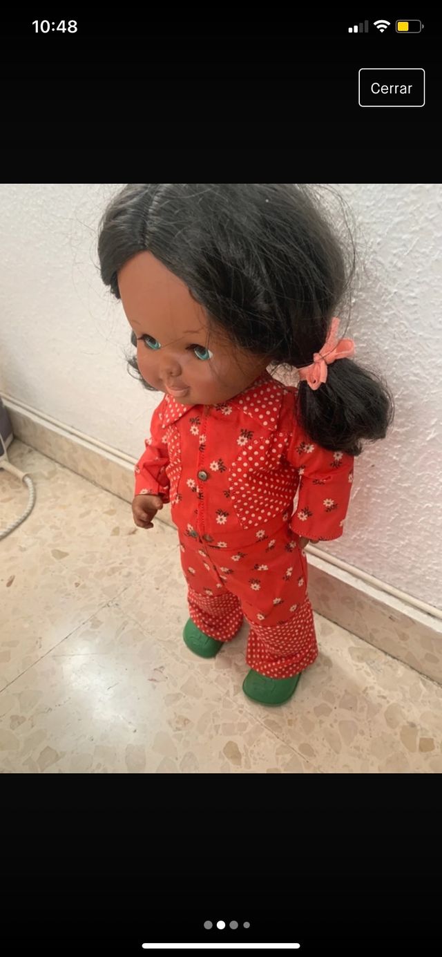 Muñeca negra años 60