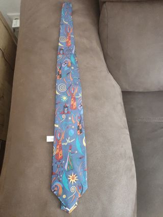 Corbata seda natural