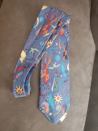 Corbata seda natural