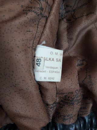 Chaqueta piel caballero