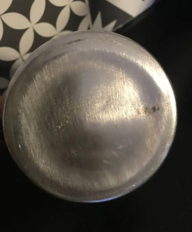 Antica teiera metallo argentato