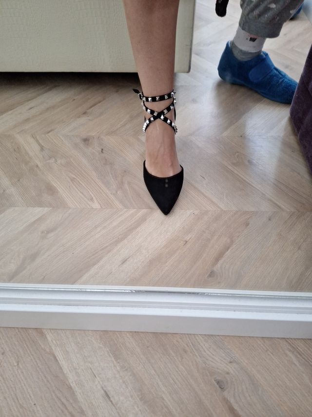 Zapatos ante negro Raid