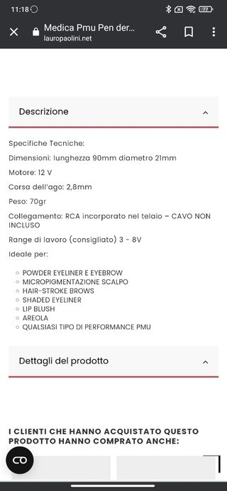 Dermografo Medica Pen di Lauro Paolini