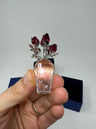 Swarovski Figura Decorativa Rose Rosse - 627098