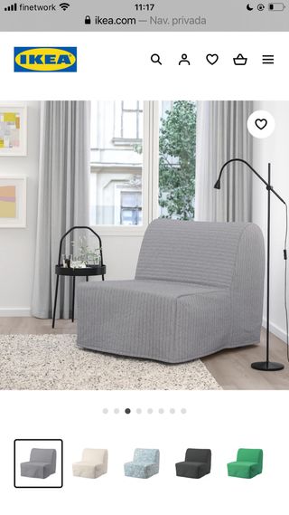 Sillón cama Ikea sin uso