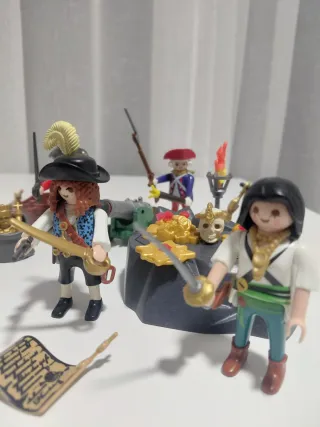 Playmobil Lote de piratas ref 6682 - 6683 y  9102