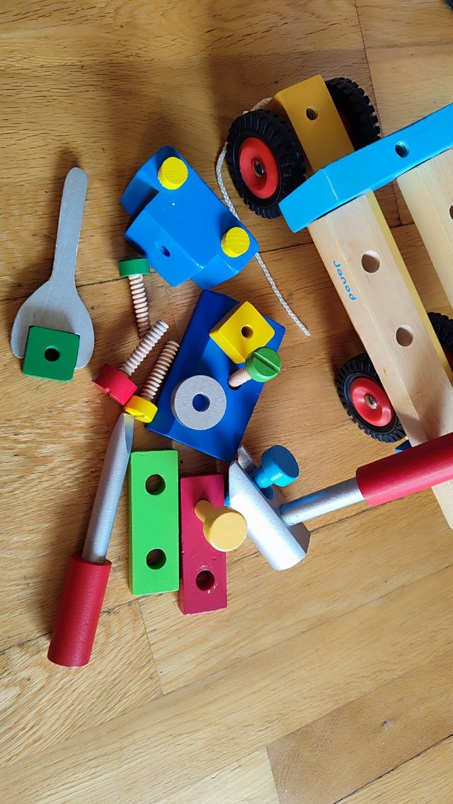 Camión madera piezas