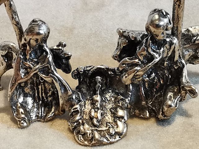 Presepe in argento