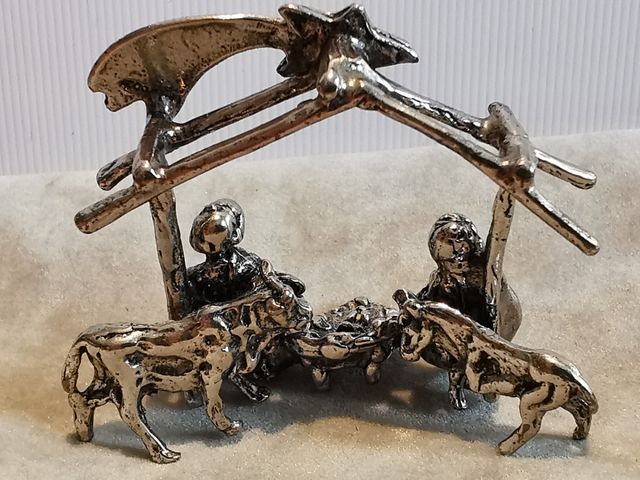 Presepe in argento