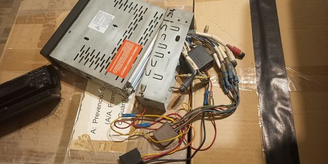 Radiocasete antiguo coche