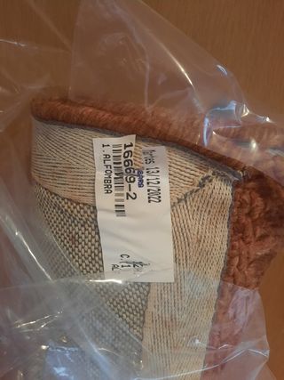 Alfombra color teja 160 x 230 cm