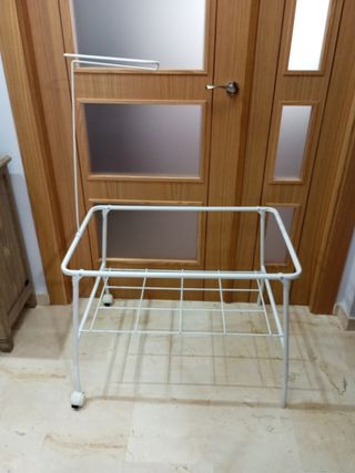 Minicuna celeste con dosel 🩵