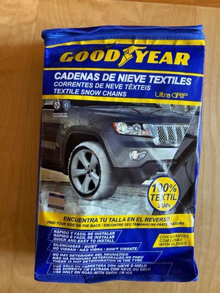 Cadenas de nieve textiles Talla M Goodyear NUEVAS