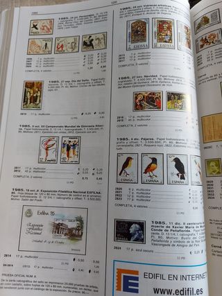 SELLOS DE ESPAÑA. AÑOS COMPLETOS.