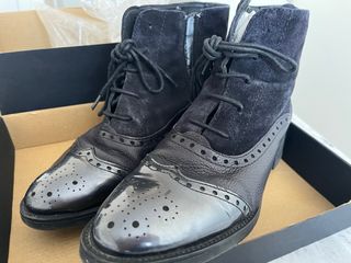 Botines de piel mujer