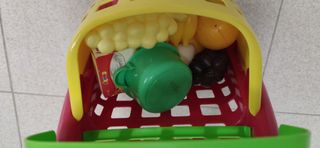Juguete carrito compra