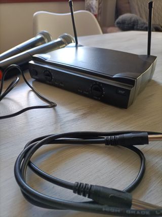 Dúo micrófonos inalámbricos