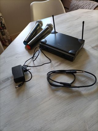 Dúo micrófonos inalámbricos