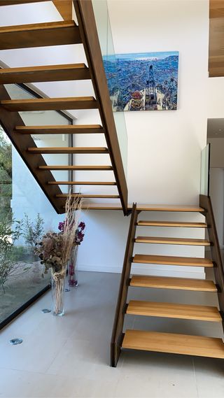escaleras de hierro 