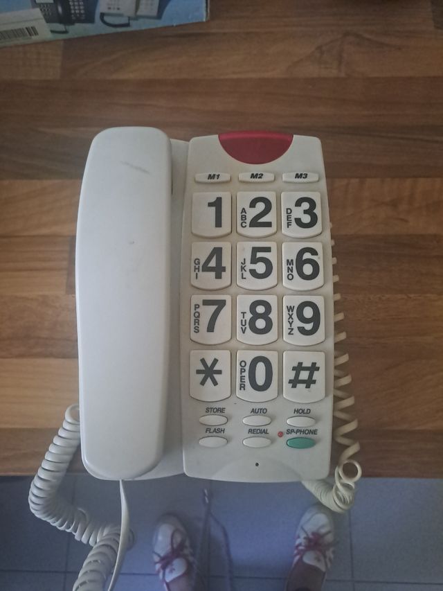 Teléfono analógico fijo