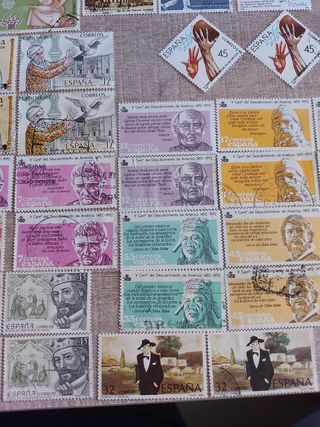 SELLOS DE ESPAÑA. AÑOS COMPLETOS.