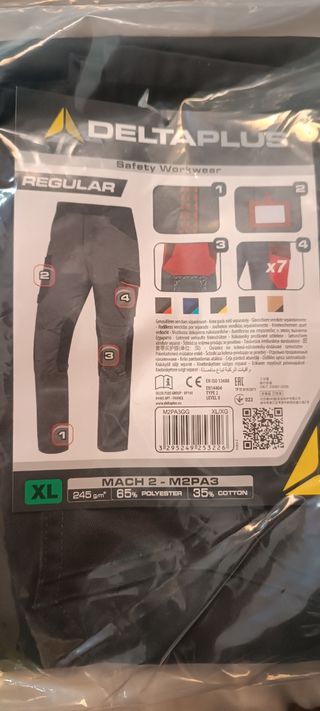 Pantalón de trabajo Delta Plus